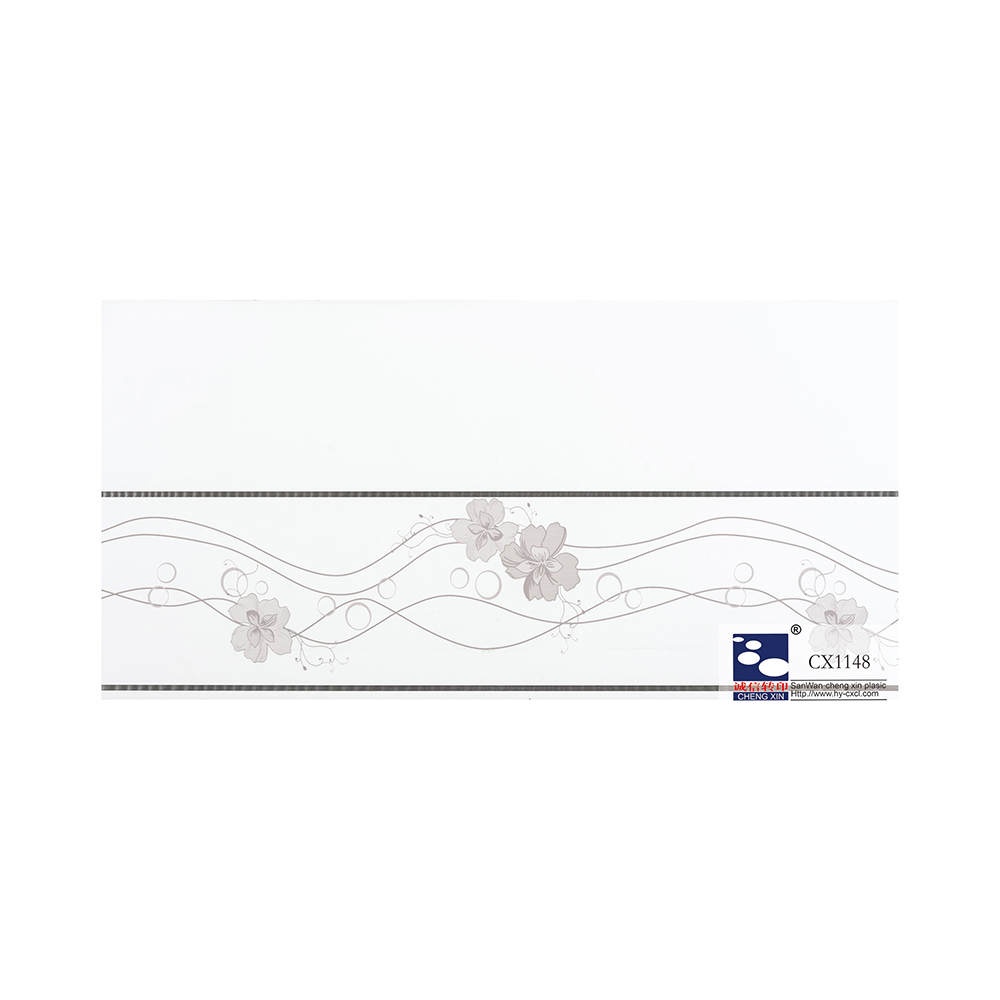 21 cm dekorative Heißprägefolien zum günstigen Preis mit bedruckten Blumen für PVC-Platte CX1148