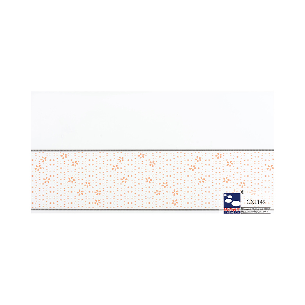 China 21 cm Heißprägefolien mit bedruckten Blumen für PVC-Deckenverkleidungsdekoration CX1149