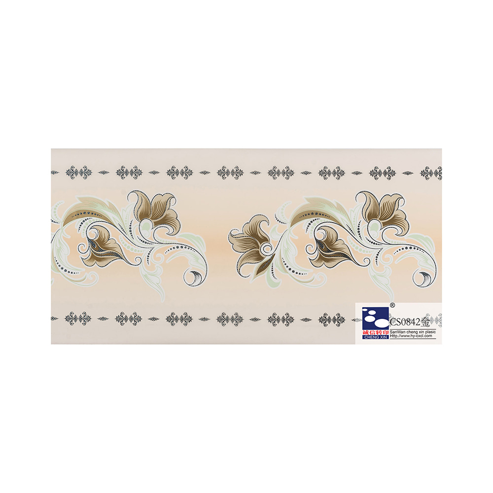Gut gemachte Holzdesign-Heißprägefolie für PVC-Decke mit gutem Service CS0842