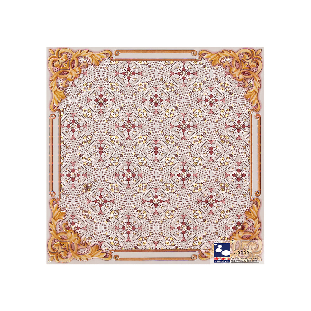 Bunte moderne Heißfolien-Stanzfolien-Designs für PVC-Plattenbrett CS885
